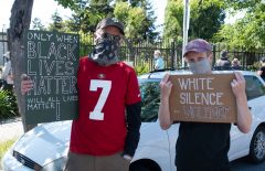 George Floyd protest in Berkeley George Floyd protest in Berkeley