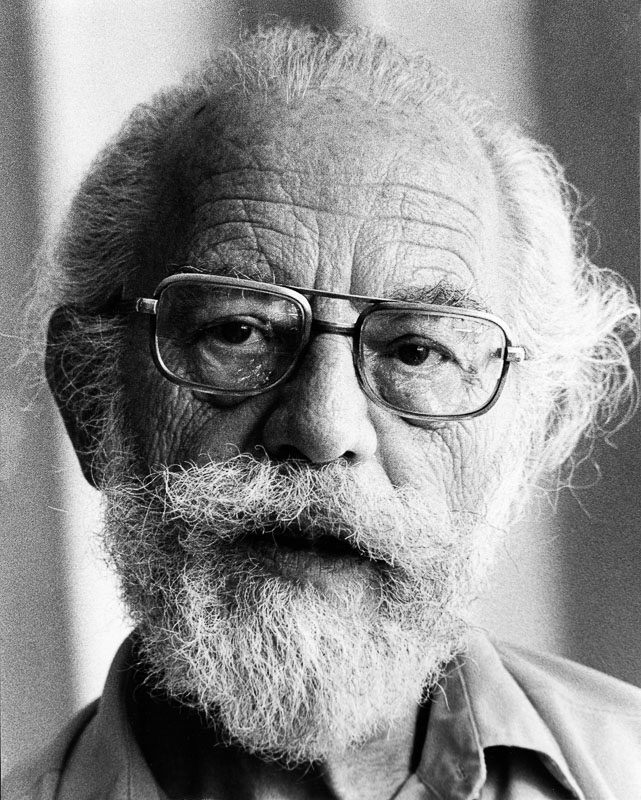 Harold Rossman elderly man with beard and glasses